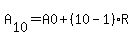 A%5B10%5D=A0%2B%2810-1%29R