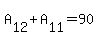 A%5B12%5D%2BA%5B11%5D=90