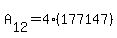 A%5B12%5D=4%28177147%29