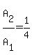 A%5B2%5D%2FA%5B1%5D=1%2F4