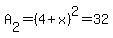 A%5B2%5D=%284%2Bx%29%5E2=32