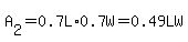 A%5B2%5D=0.7L%2A0.7W=0.49LW
