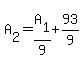 A%5B2%5D=A%5B1%5D%2F9%2B93%2F9