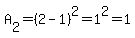 A%5B2%5D+=+%282-1%29%5E2+=+1%5E2+=+1