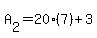 A%5B2%5D+=+20%287%29%2B3