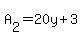 A%5B2%5D+=+20y%2B3