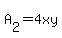 A%5B2%5D+=+4xy