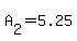 A%5B2%5D+=+5.25