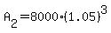 A%5B2%5D+=+8000%2A%281.05%29%5E3