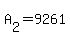 A%5B2%5D+=+9261