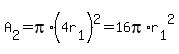 A%5B2%5D+=+pi%2A%284r%5B1%5D%29%5E2+=+16pi%2Ar%5B1%5D%5E2