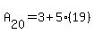 A%5B20%5D=3%2B5%2A%2819%29