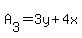 A%5B3%5D+=+3y%2B4x