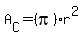 A%5BC%5D=%28pi%29r%5E2