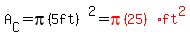 A%5BC%5D=pi%285ft%29%5E2=red%28pi%2825%29ft%5E2%29