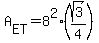 A%5BET%5D=8%5E2%28sqrt%283%29%2F4%29