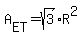 A%5BET%5D=sqrt%283%29R%5E2