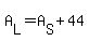 A%5BL%5D=A%5BS%5D%2B44