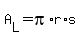 A%5BL%5D+=+pi%2Ar%2As