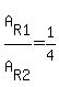 A%5BR1%5D%2FA%5BR2%5D=1%2F4