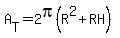 A%5BT%5D=2pi%28R%5E2%2BRH%29