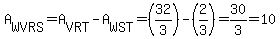 A%5BWVRS%5D=A%5BVRT%5D-A%5BWST%5D=%2832%2F3%29-%282%2F3%29=30%2F3=10