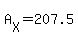 A%5BX%5D=207.5