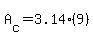 A%5Bc%5D+=+3.14%289%29