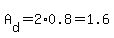 A%5Bd%5D=2%2A0.8=1.6