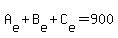 A%5Be%5D%2BB%5Be%5D%2BC%5Be%5D=900