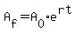 A%5Bf%5D=A%5B0%5De%5E%28rt%29