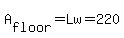 A%5Bfloor%5D+=+Lw+=+220