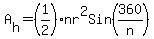 A%5Bh%5D+=+%281%2F2%29nr%5E2Sin%28360%2Fn%29
