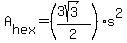 A%5Bhex%5D=%28%283sqrt%283%29%29%2F2%29s%5E2