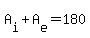 A%5Bi%5D%2BA%5Be%5D+=+180