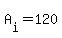 A%5Bi%5D+=+120