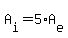 A%5Bi%5D+=+5%2AA%5Be%5D
