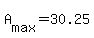 A%5Bmax%5D+=+30.25