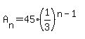 A%5Bn%5D=45%2A%281%2F3%29%5E%28n-1%29