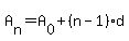 A%5Bn%5D=A%5B0%5D%2B%28n-1%29d