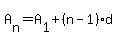 A%5Bn%5D=A%5B1%5D%2B%28n-1%29d