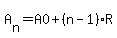 A%5Bn%5D=A0%2B%28n-1%29R