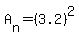 A%5Bn%5D+=+%283.2%29%5E2