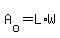 A%5Bo%5D+=+L%2AW
