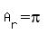 A%5Br%5D+=+pi