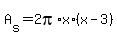 A%5Bs%5D=2pi%2Ax%2A%28x-3%29