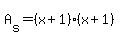 A%5Bs%5D+=+%28x%2B1%29%28x%2B1%29
