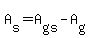 A%5Bs%5D+=+A%5Bgs%5D+-+A%5Bg%5D