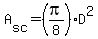 A%5Bsc%5D=%28pi%2F8%29D%5E2