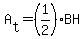 A%5Bt%5D=%281%2F2%29BH